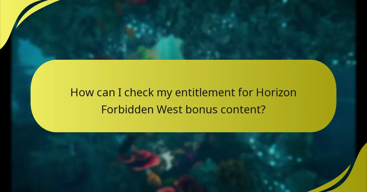How do I download bonus content for Horizon Forbidden West?