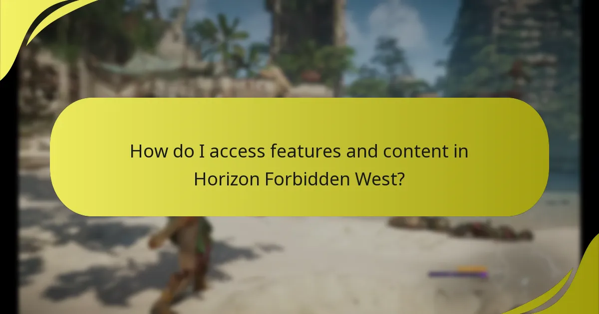 What are the key account settings for Horizon Forbidden West?