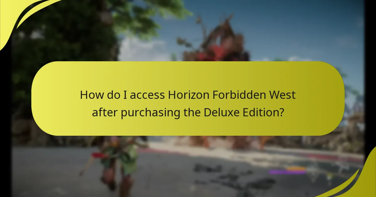 How do I manage my account settings for Horizon Forbidden West?