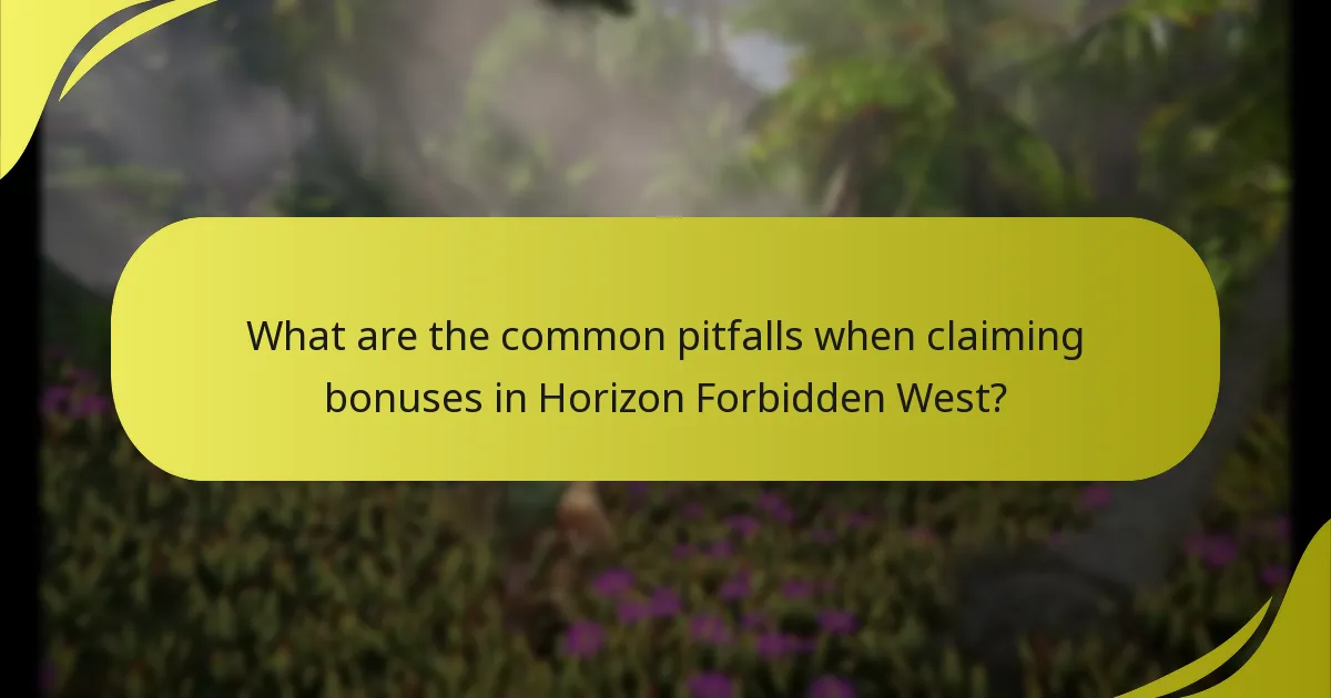 Where can players find support for bonus claim issues in Horizon Forbidden West?