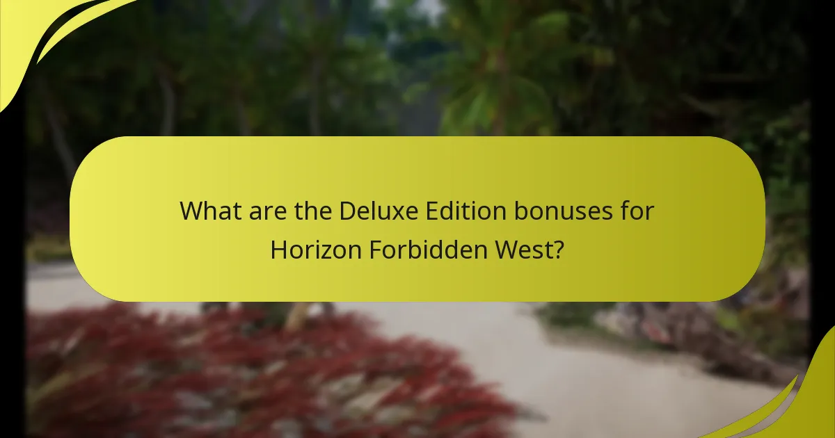 How to redeem the Deluxe Edition bonuses in Horizon Forbidden West?