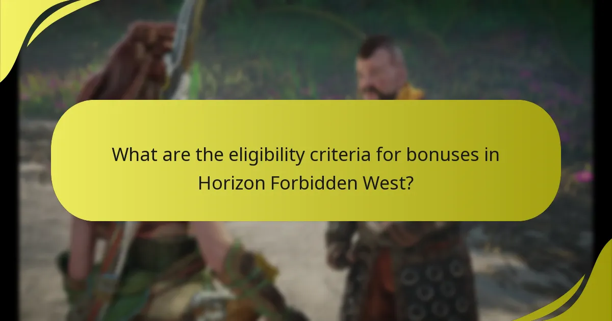 What is the claim process for bonuses in Horizon Forbidden West?